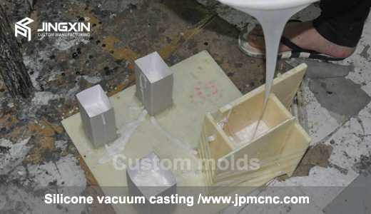 Vacuum casting silicone mold