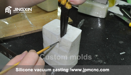 vacuum casting mold parting line