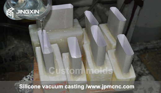 making-silicone-mold-step6 silicone vacuum casting plastic