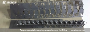 Progressive metal stamping