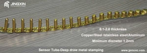 deep drawn sensor tubes