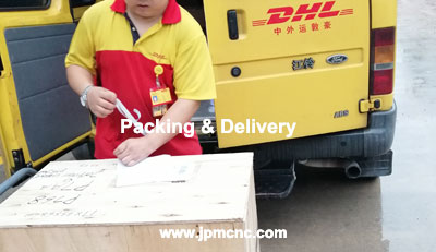 CNC machined parts shipping from China